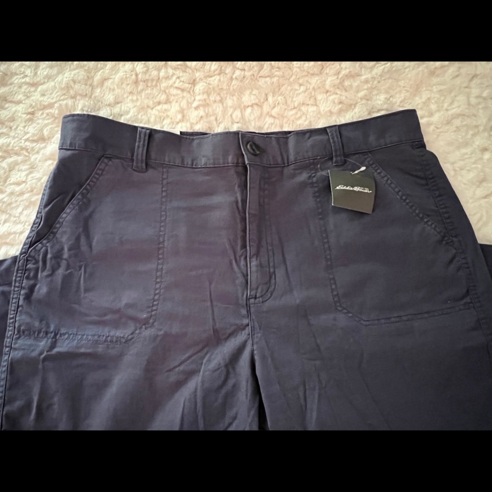 Eddie Bauer Pants Womens Size 14T Dusk Navy Lightweight Outdoor Hiking -New - Picture 8 of 8